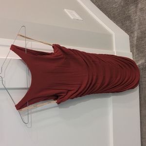 Bailey 44 dark orange/reddish too. Only worn twice! Size Small